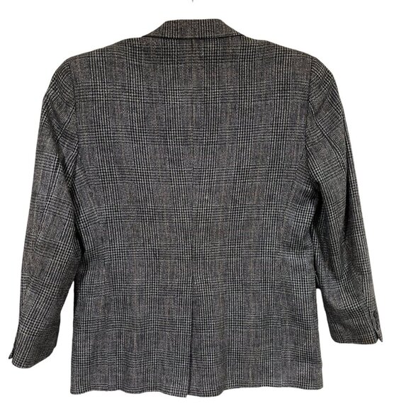 Haggar Clothing Co Size 44 Brown Plaid Blazer/Jacket 35e - Picture 2 of 16